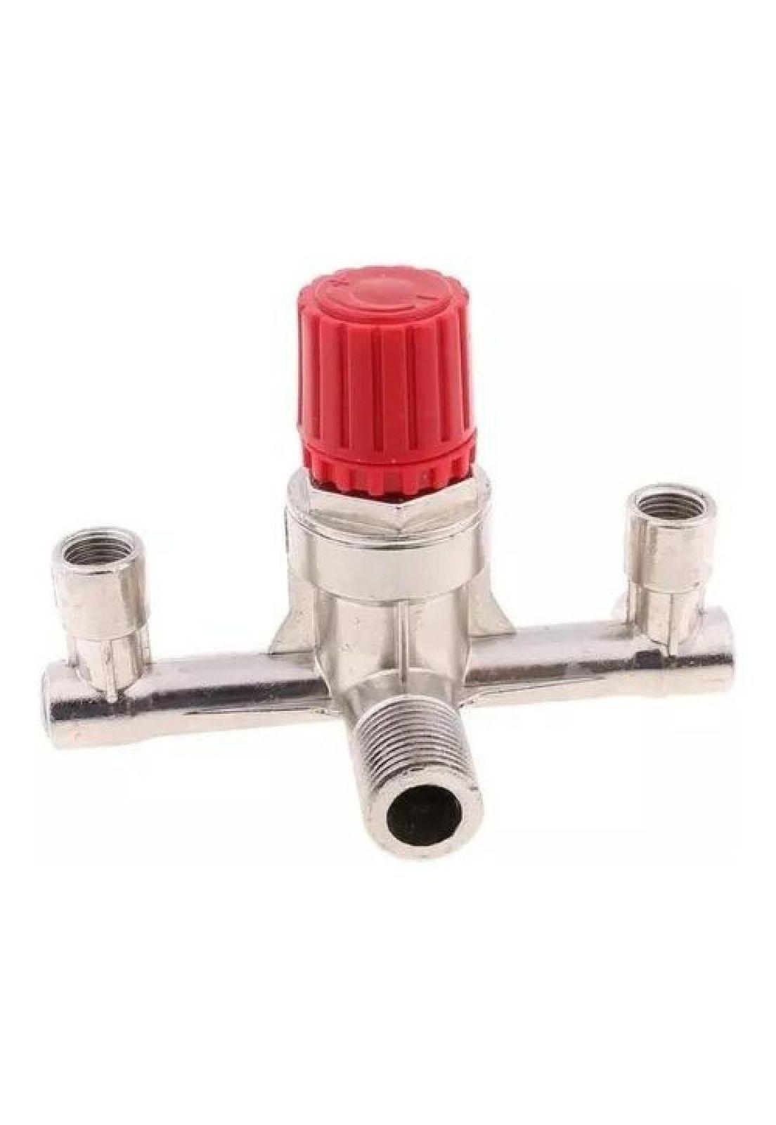 Base Regulador Doble Tubo Para Presostato Compresor De Aire-2