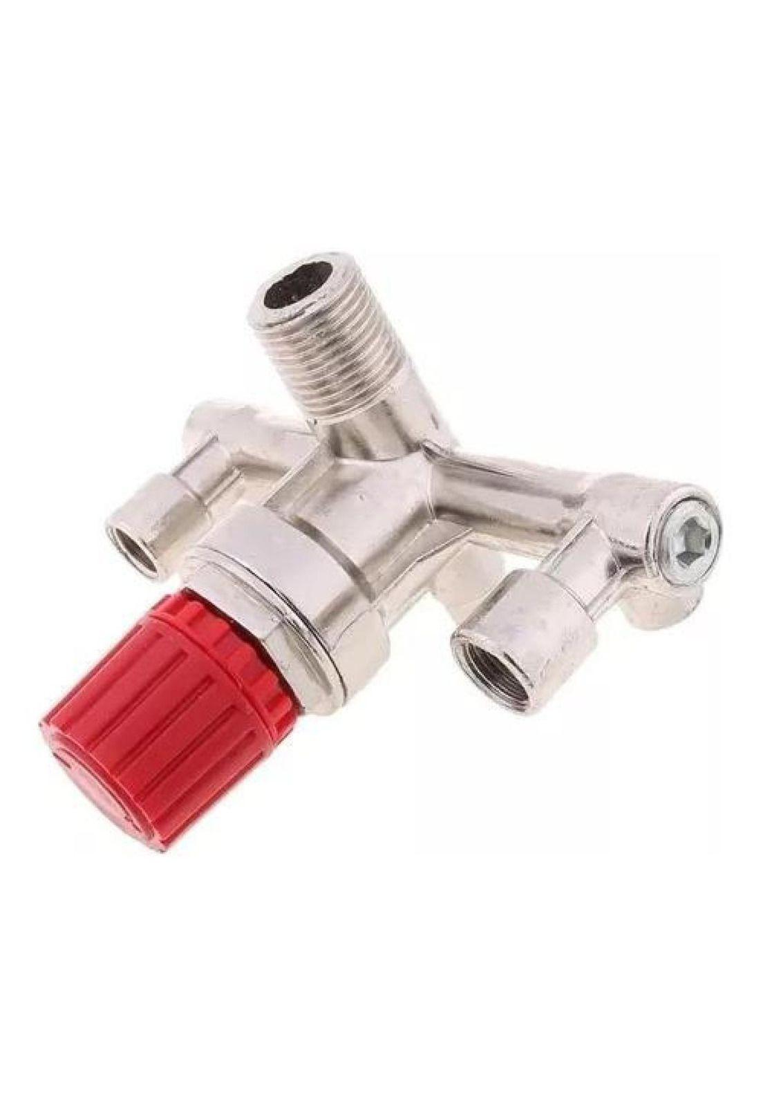 Base Regulador Doble Tubo Para Presostato Compresor De Aire-4