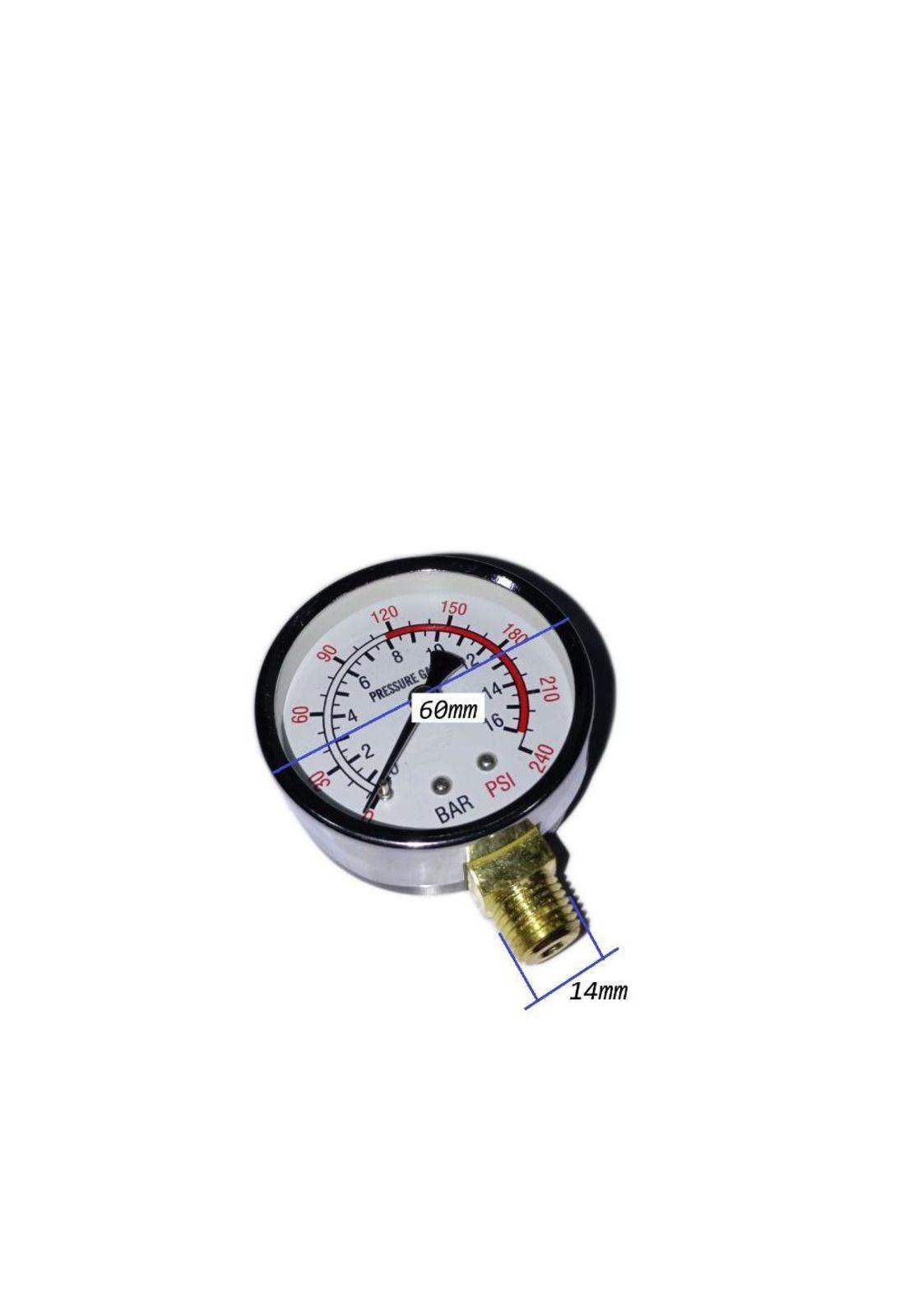 Manómetro Medidor Presión Líquidos Gases Vapores 230vertical-3