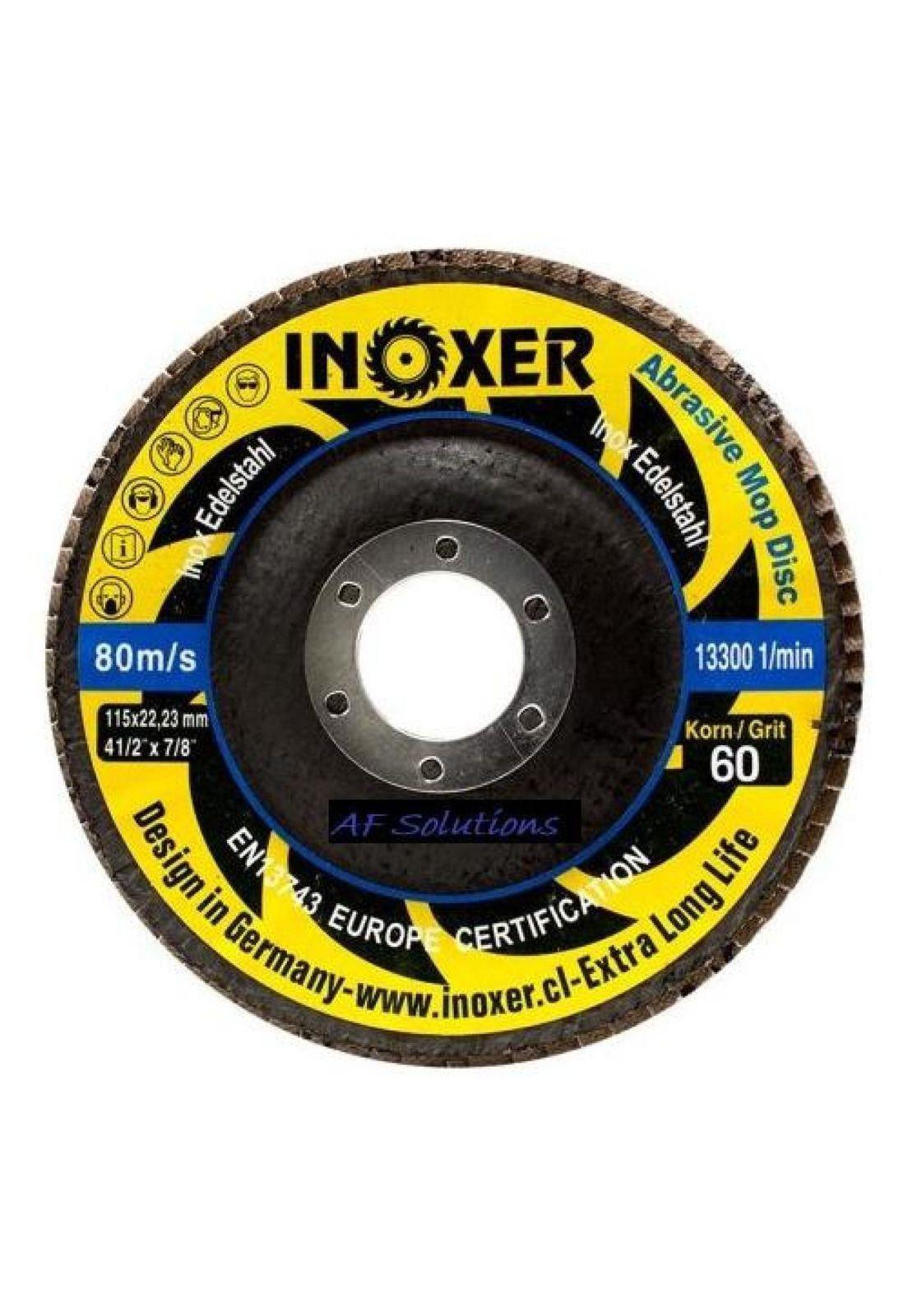 1 Disco Lamina Traslapado 4 1/2granos 40-60-80 Metal-0