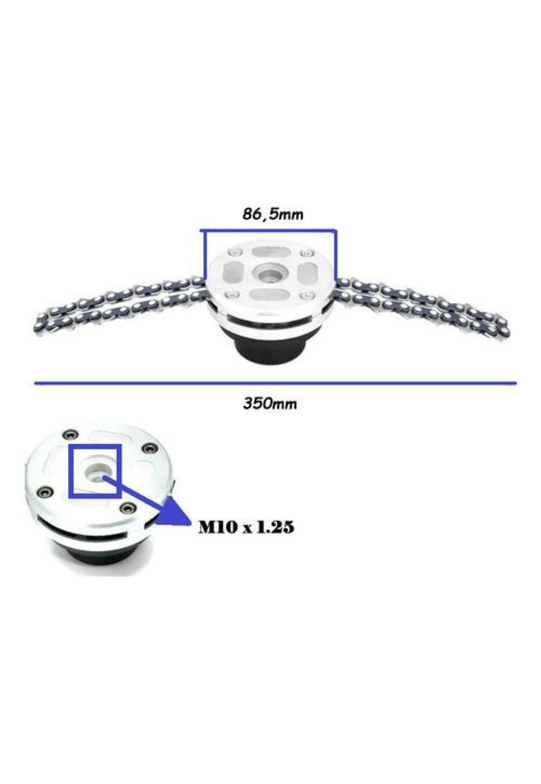 Cabezal De Cadena Para Desmalezadora  Hilo M-10 1.25-2