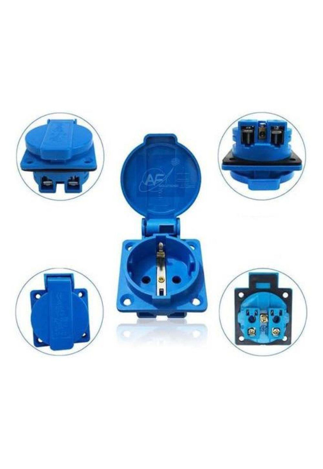 Pack 2 Enchufes Hembras Y 2 Enchufes Machos Schuko 16amperes-4