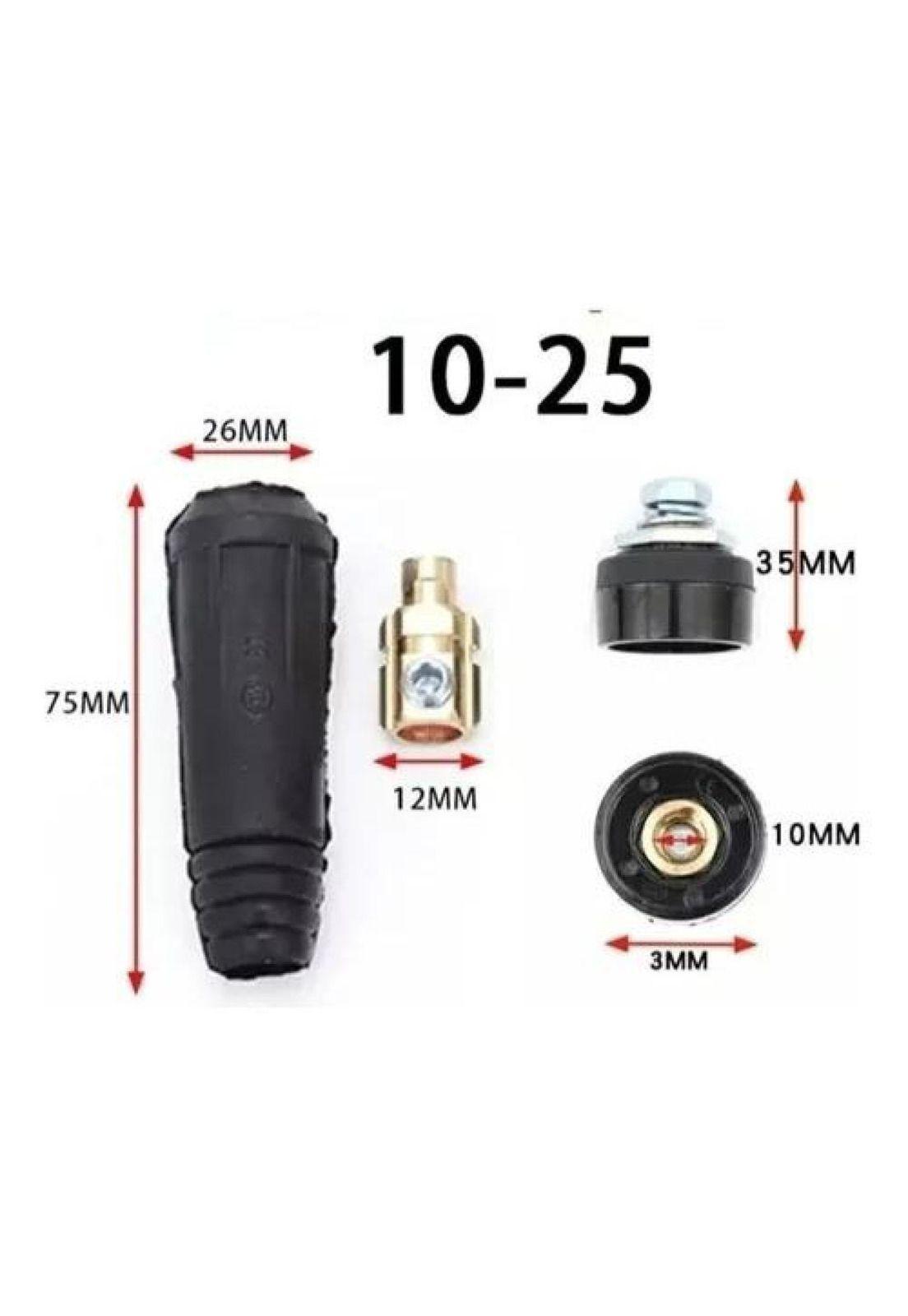 Pack Conectores Rapido Para Maquina De Soldar 10/25-1