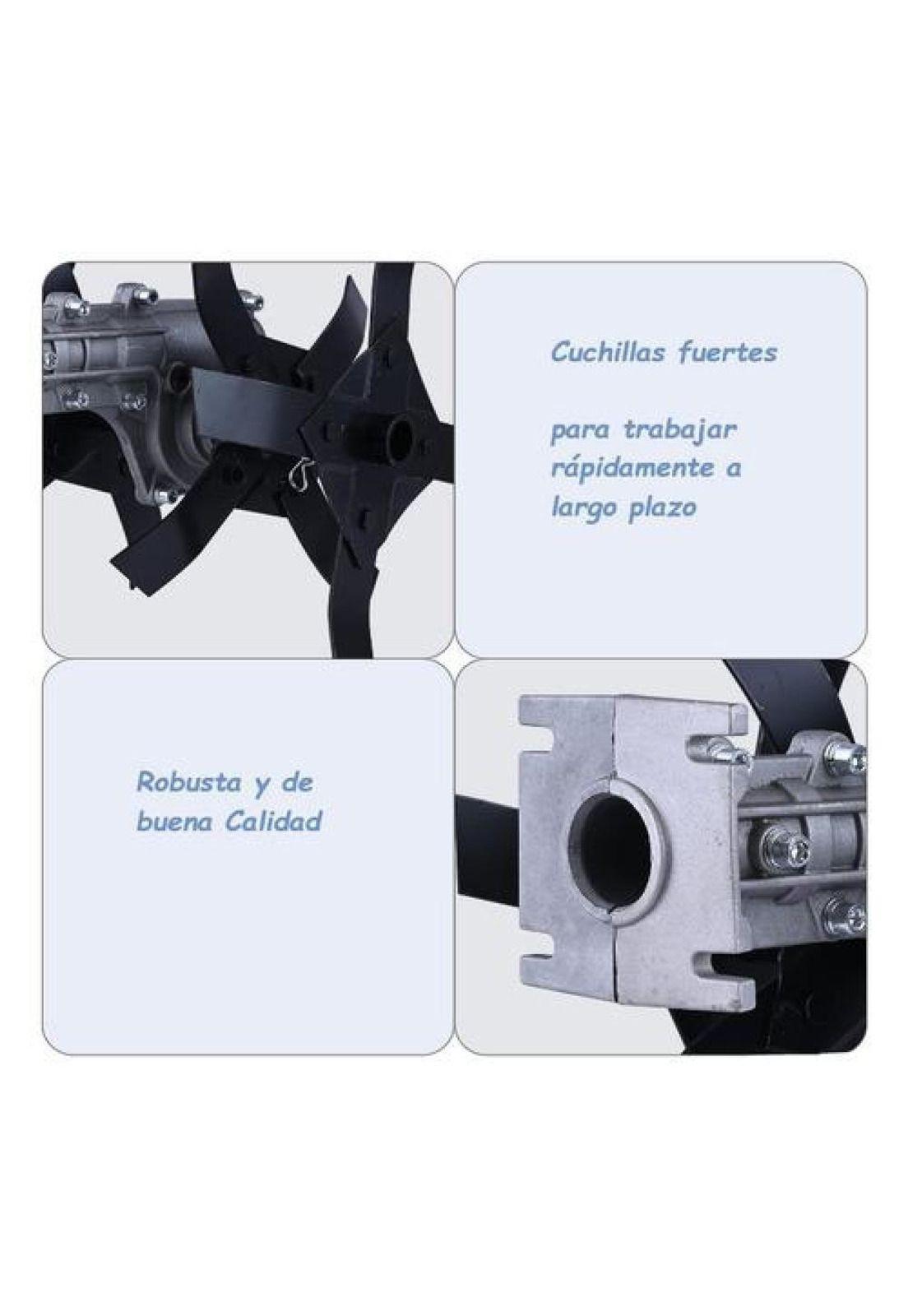 Cuchilla Cultivadora Para Desmalezadora Tubo 28mm Eje 9-3