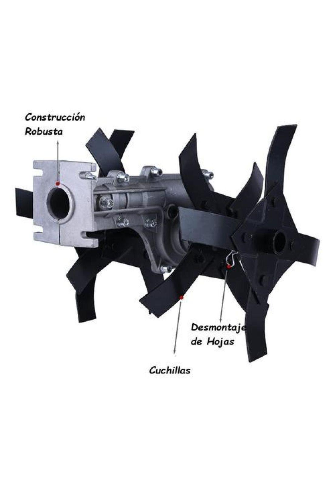 Cuchilla Cultivadora Para Desmalezadora Tubo 28mm Eje 9-4