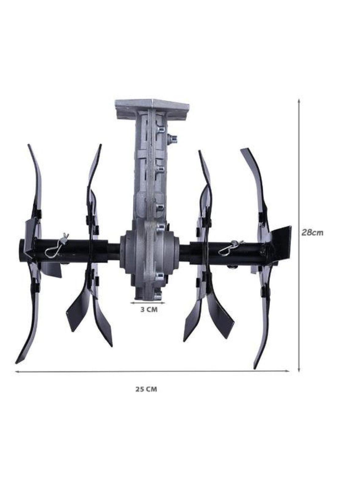 Cuchilla Cultivadora Para Desmalezadora Tubo 28mm Eje 9-2