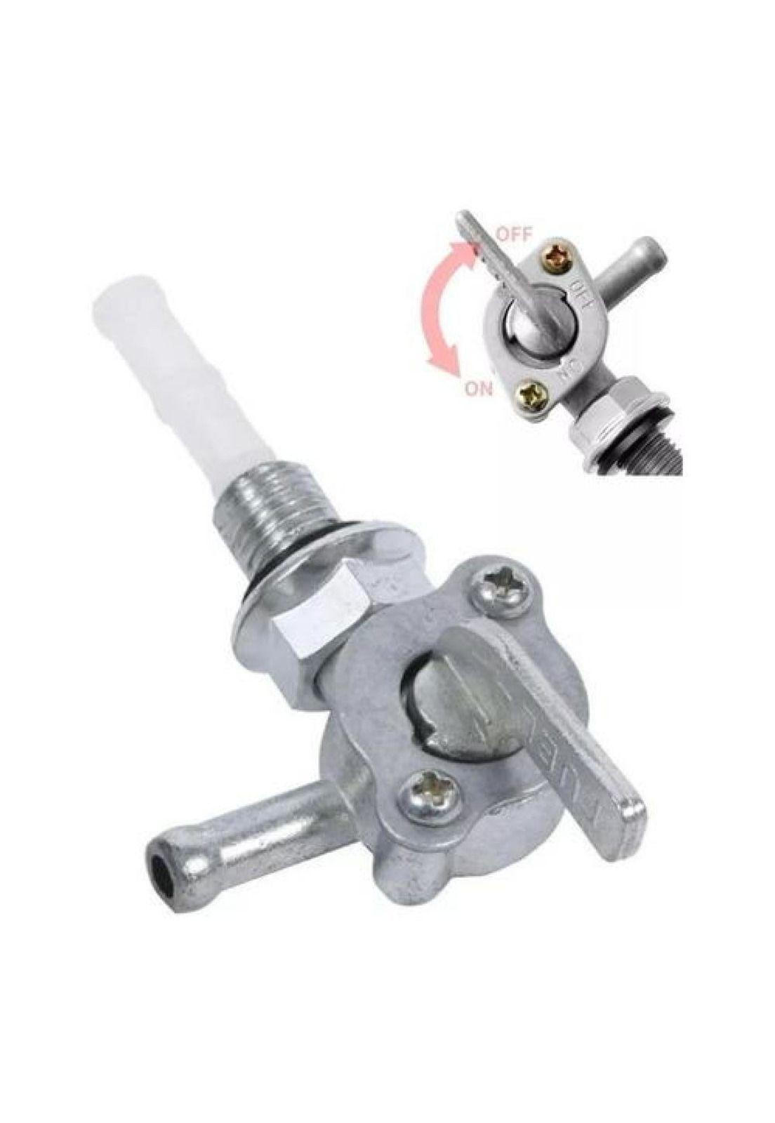 Llave De Paso Combustible Generador Salida Izquierda H.e.-2