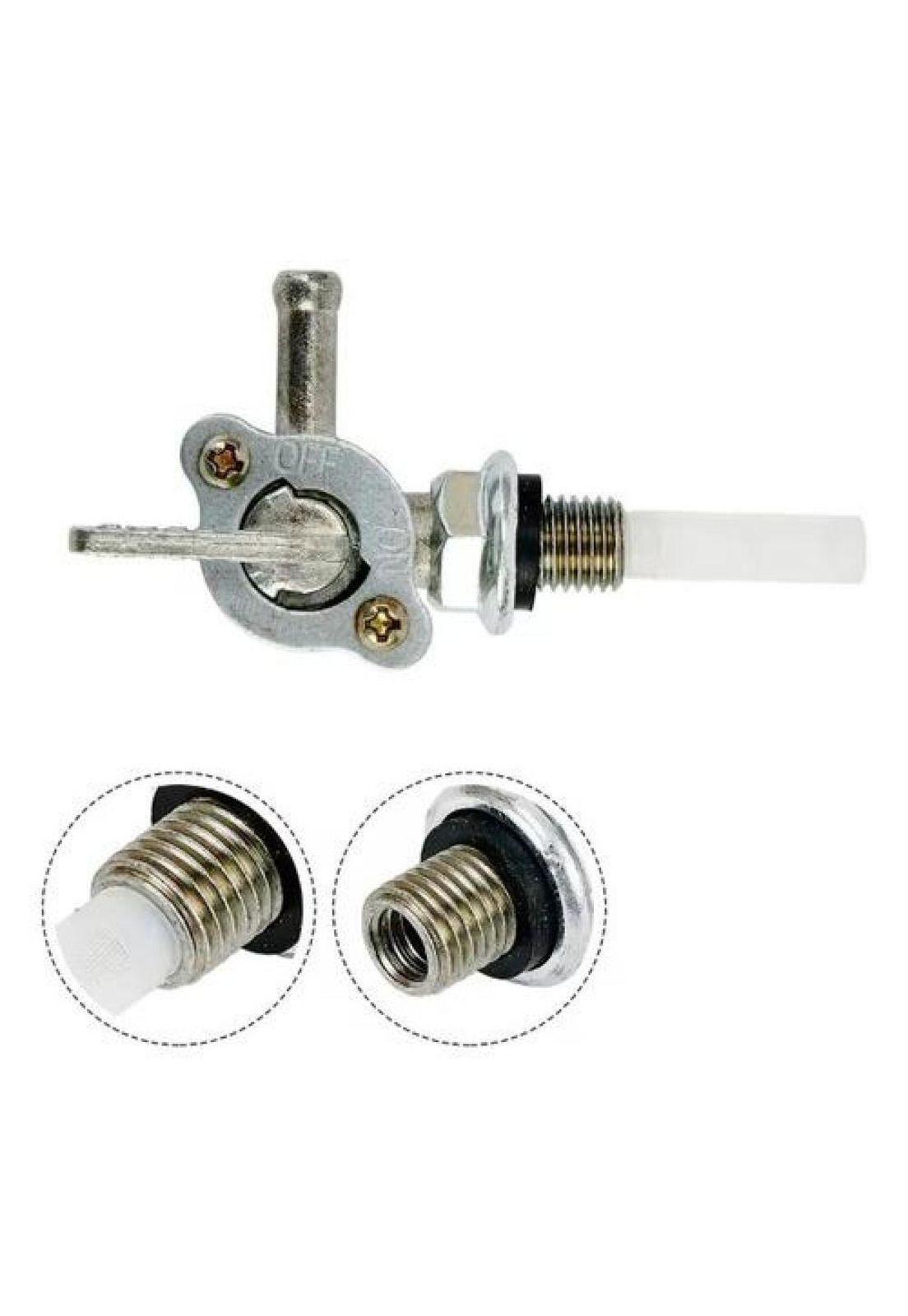 Llave De Paso Combustible Generador Salida Izquierda H.e.-5