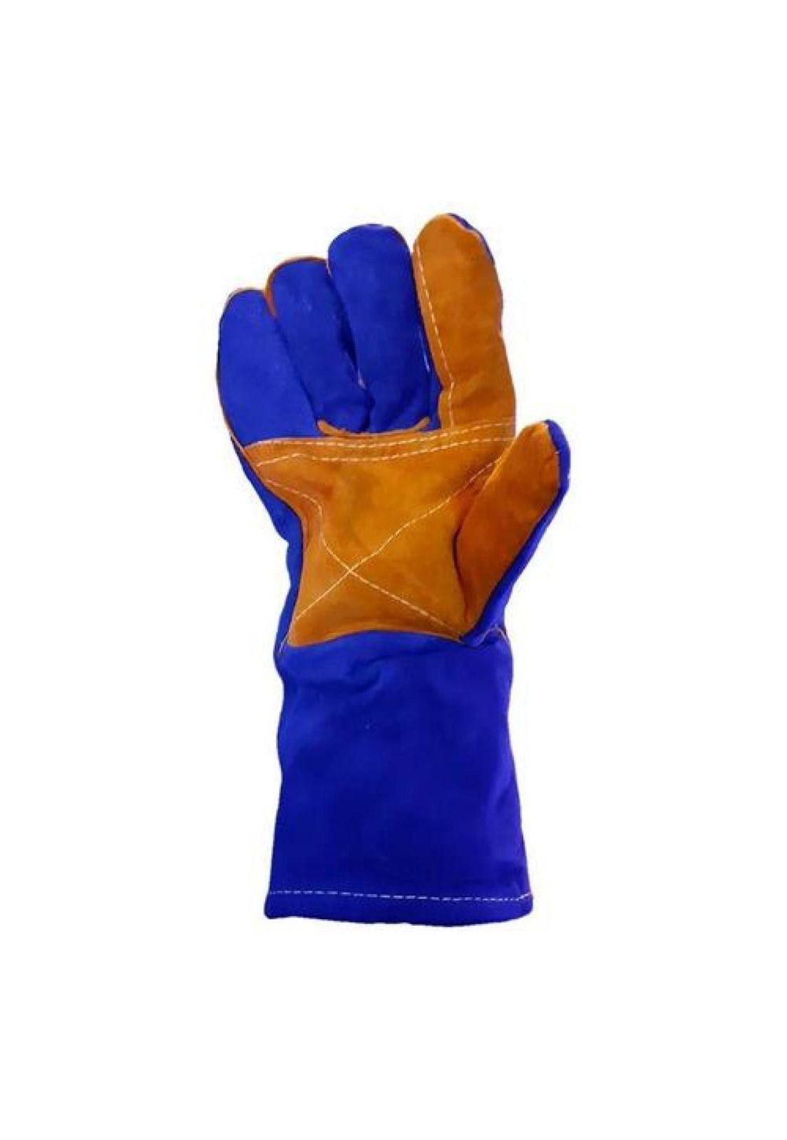 Guante Soldador Azul/forro Kevlar-0