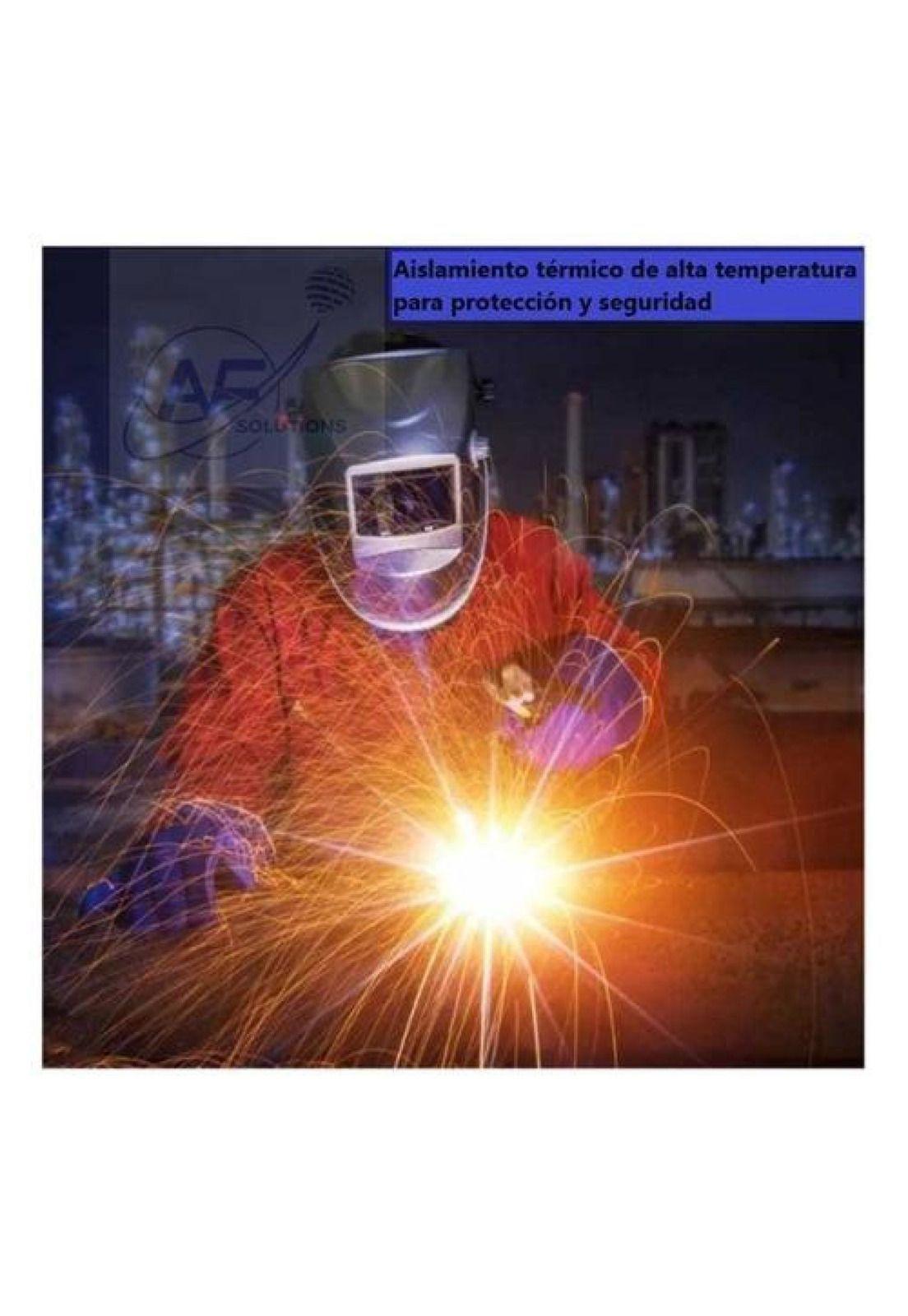 Guante Soldador Azul/forro Kevlar-1