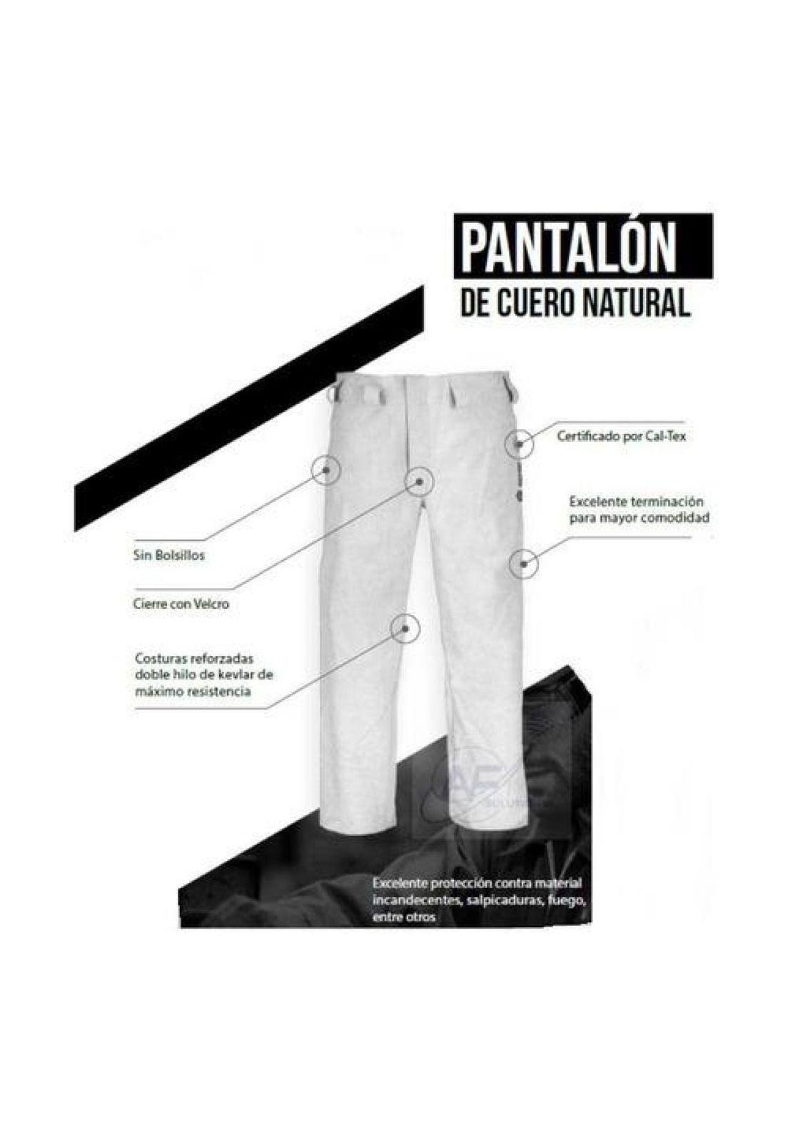 Pantalon De Cuero Soldador Certificado-3