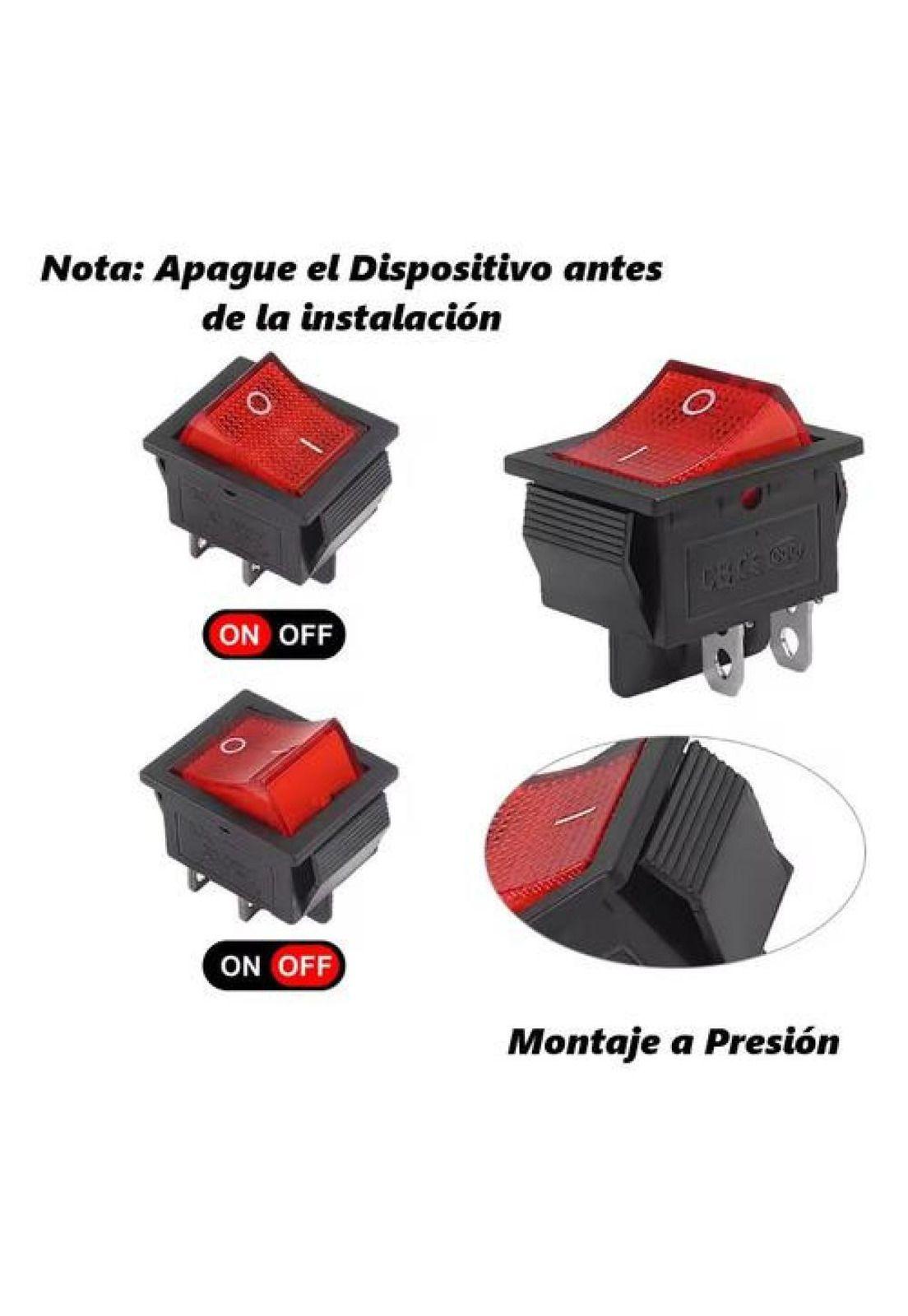 Interruptor Kcd4 15a-220v 4pin-5