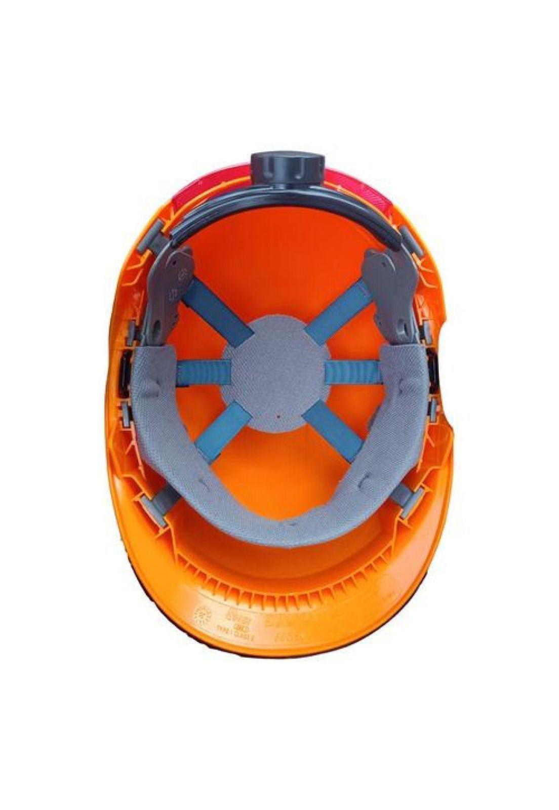Casco Motosierrista Modelo Mta Naranja-4