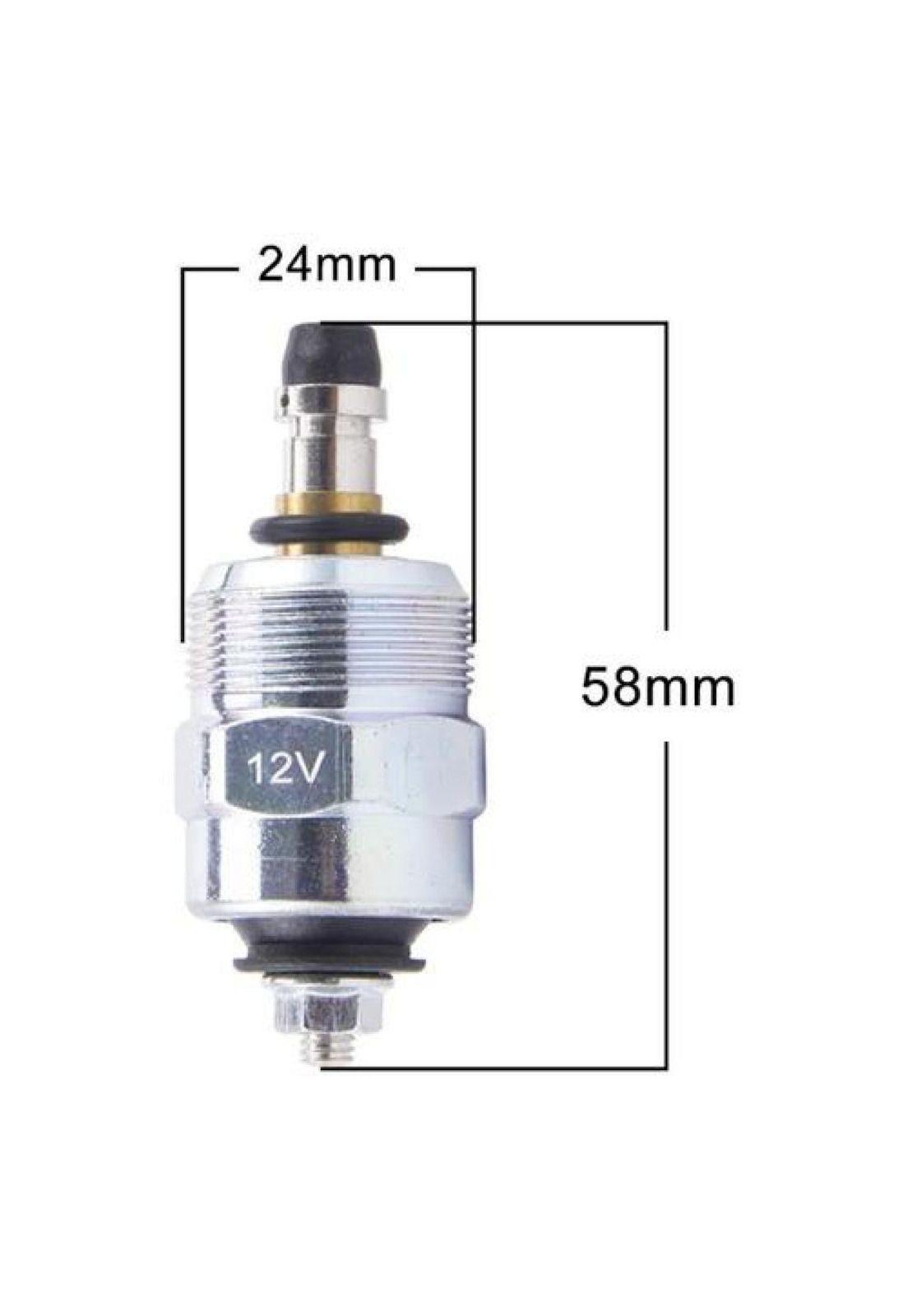 Válvula Corta Petróleo 12v Solenoide Bomba Inyectora-3