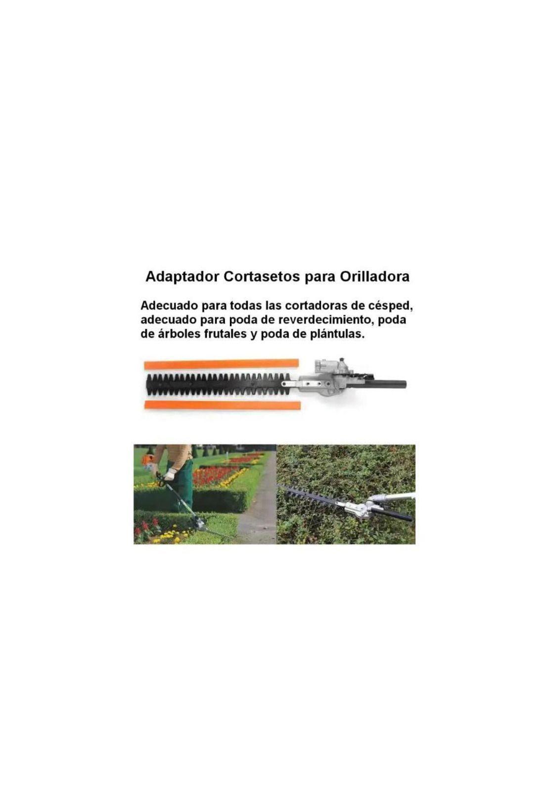 Adaptador Cortaseto Desmalezadora Tubo 28mm Eje X9 Estrias-5