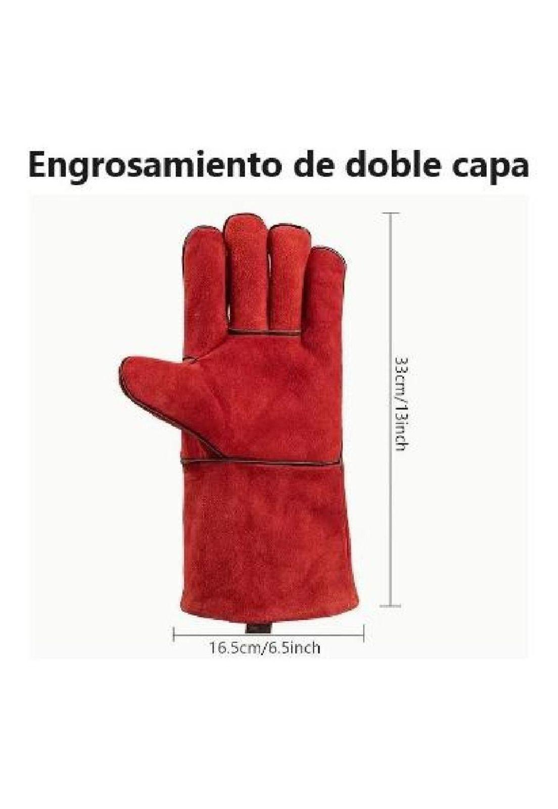 Mascara Para Soldar Con Arnés Optech+ Guantes Soldador-5