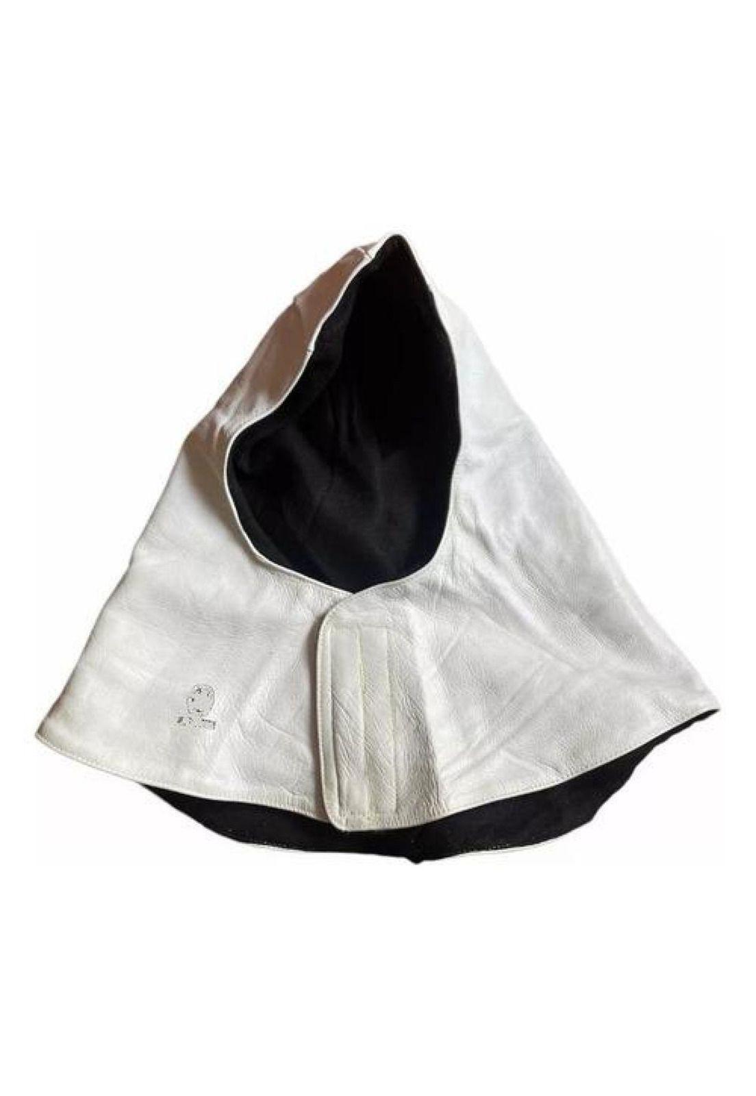 Gorro Soldador Tipo Monja De Cuero-2