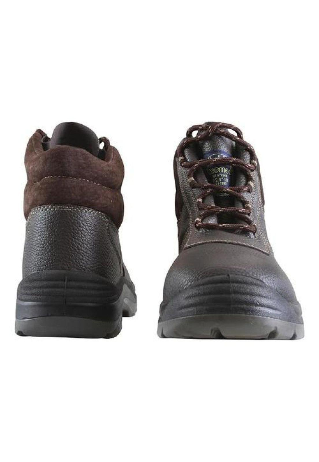 Zapato De Seguridad Nazca 308 Cafe 45 Cl-2