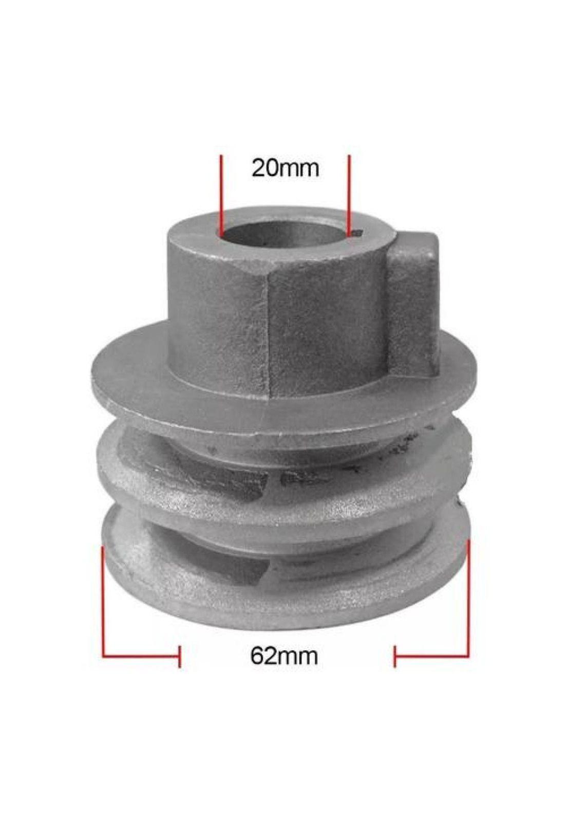 Polea Para Motor Gx160 20mm 2 Pistas-2
