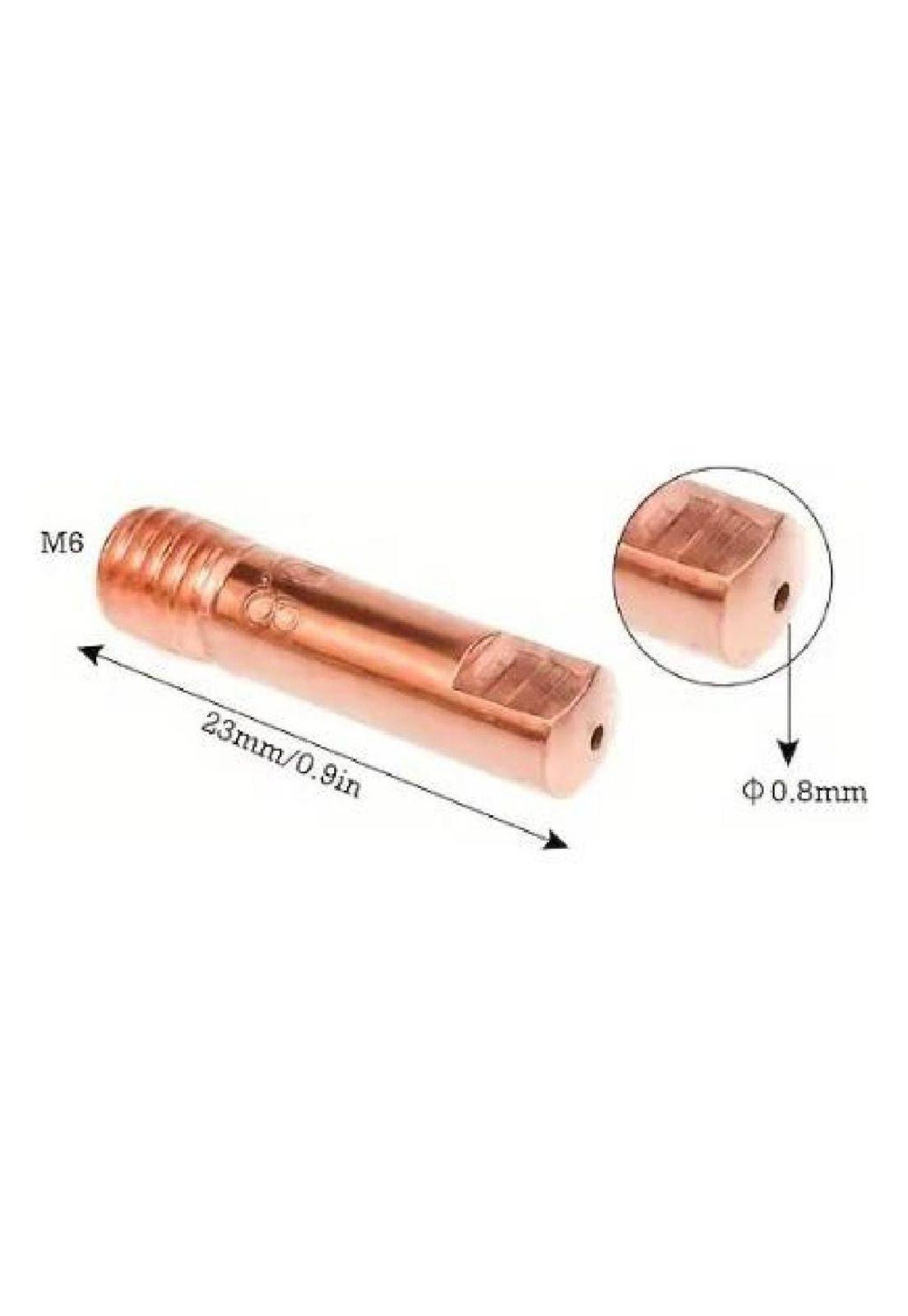 Pack 3 Alambres Soldadura 0.8mm 1kg + 3 Boquillas Mig 0.8mm-1