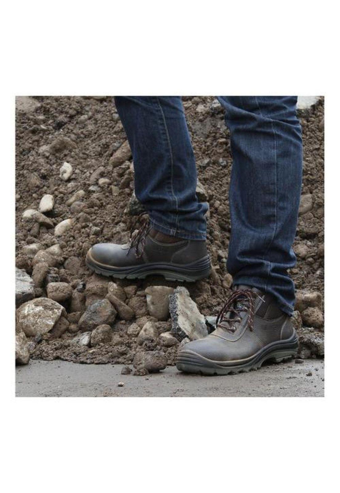 Zapato De Seguridad Nazca 308 Cafe 42 Cl-3