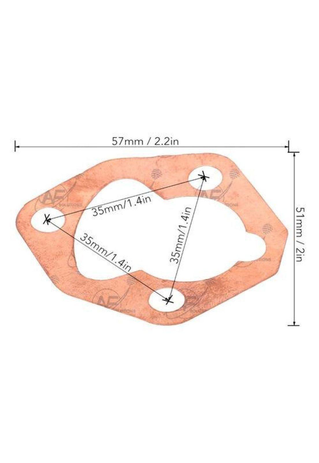 Empaquetadura Bomba Inyectora Motor 186f X10 Unidades-2