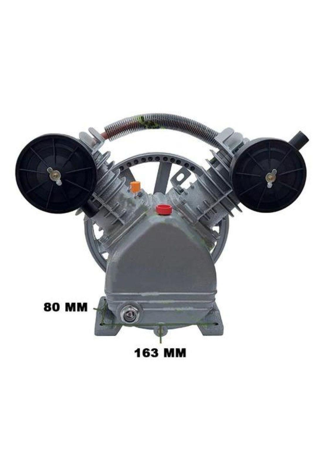 Cabezal Compresor 3hp En V Dos Pistones Profesional-3