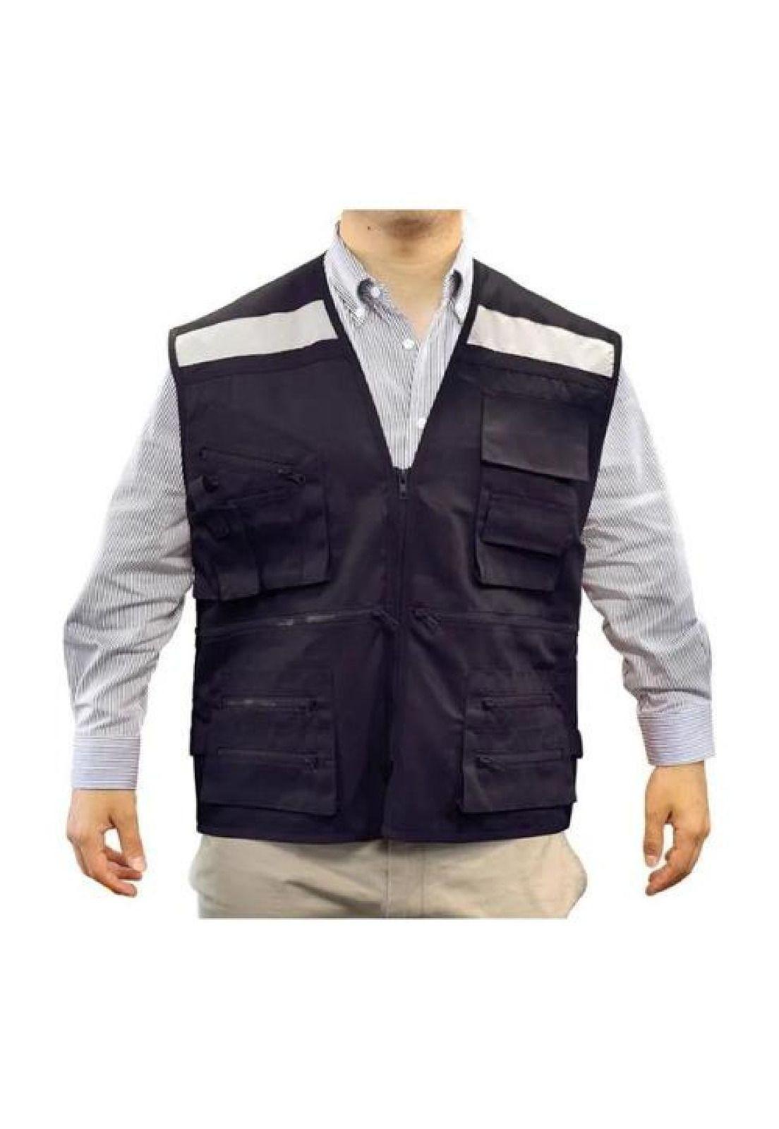 Chaleco Geólogo Poplín Con Cinta Reflectante Colores-2