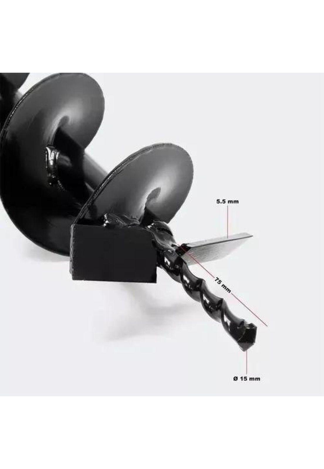 Broca Barreno Ahoyador  100mm X 80 Cm Largo --3