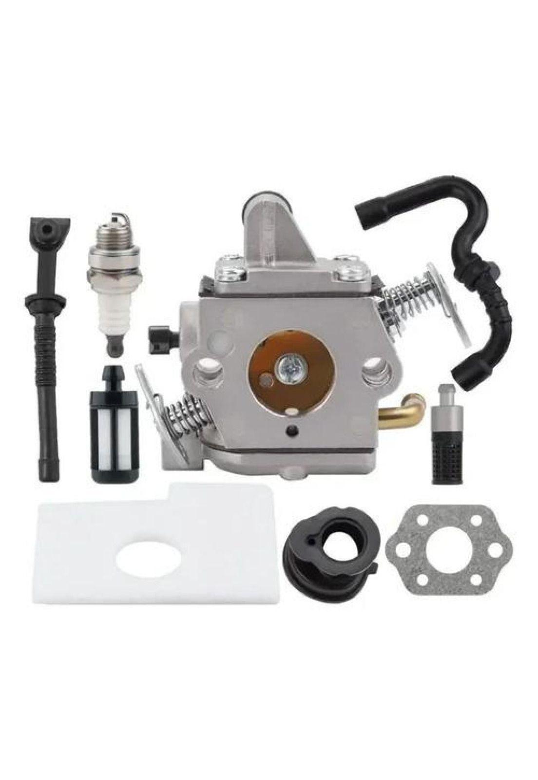 Carburador + Kit Reparación Compatible Stihl Ms170 Ms180-4