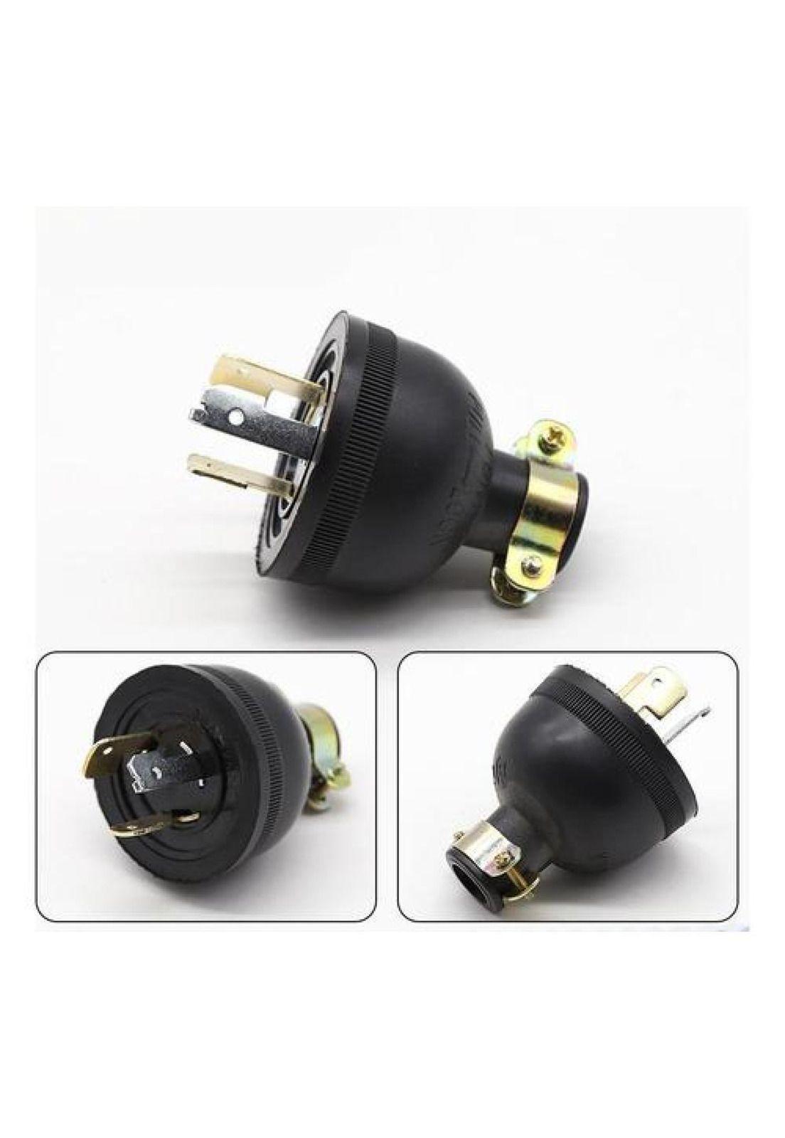 Enchufe Macho 3 Patas Con Seguro Generador  Kipor 250v 30a-4