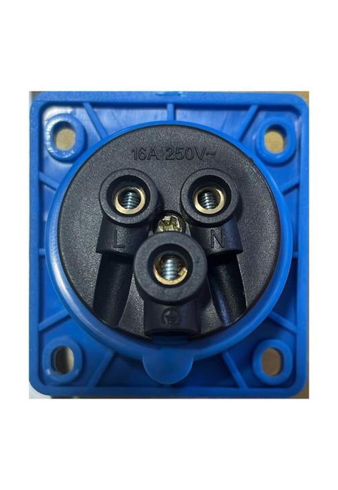 Enchufe Industrial Hembra Generador 16a 220v-250v-2