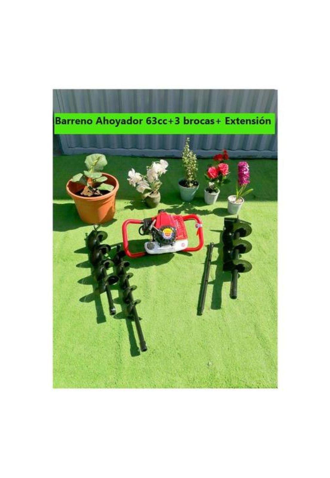 Barreno Ahoyador 63cc + 3 brocas + extension-2