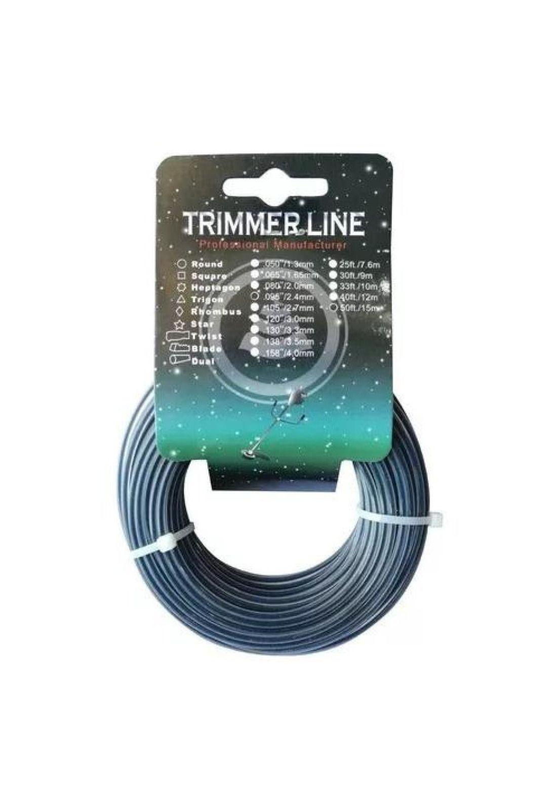 Hilo Nylon Con Acero P/ Orilladora Corta Pasto 2.4mmx15mts-0