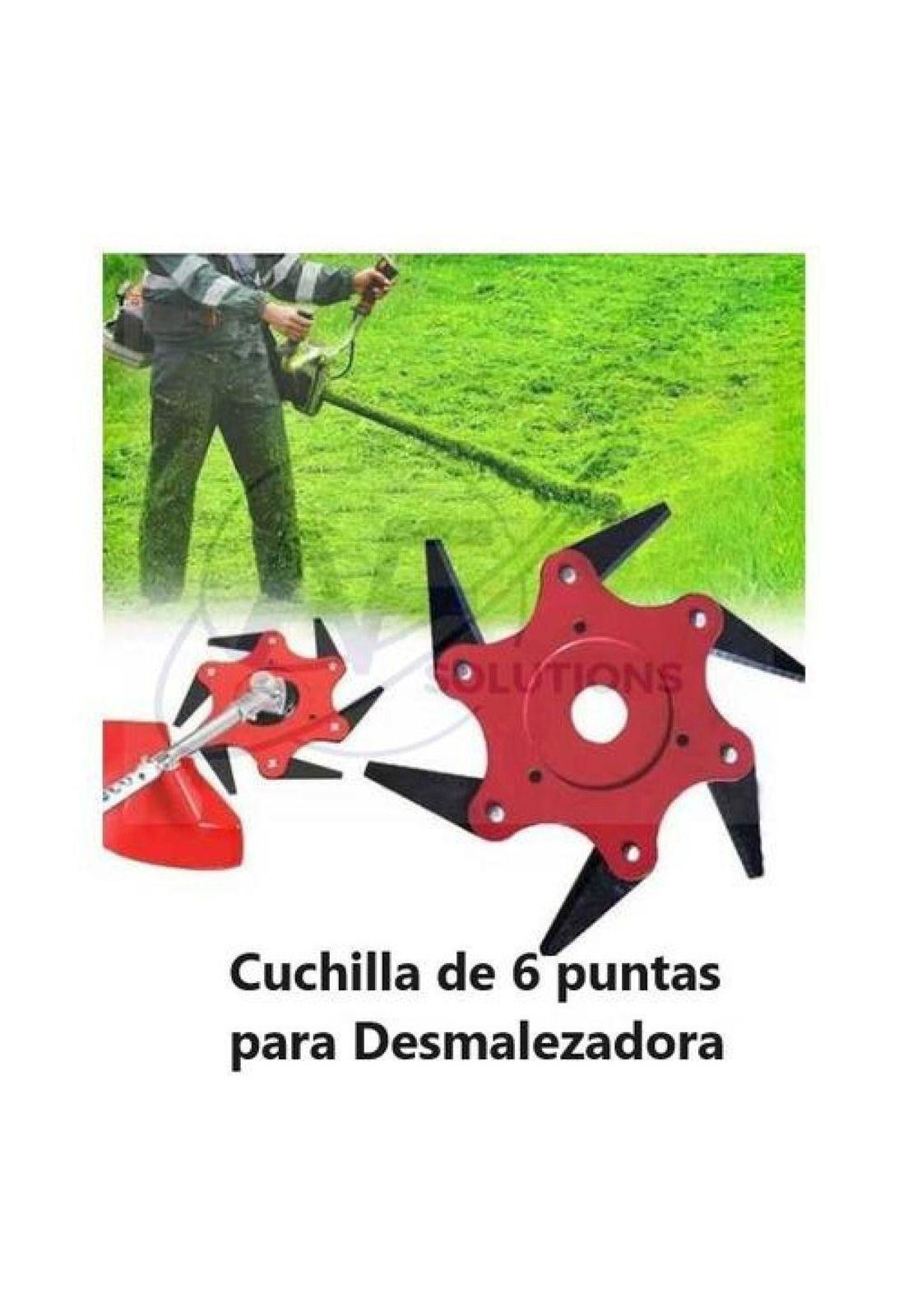 Cuchilla De 6 Puntas De Acero Para Desmalezadora-3