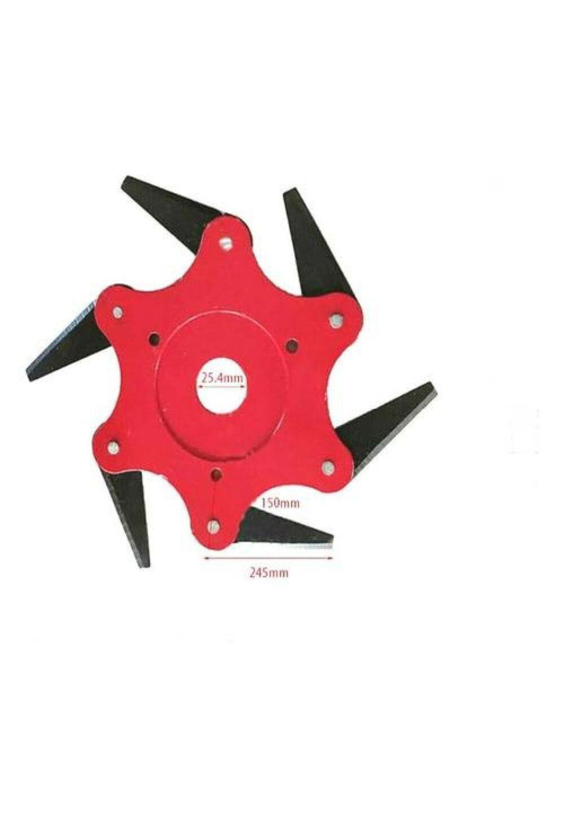 Cuchilla De 6 Puntas De Acero Para Desmalezadora-4