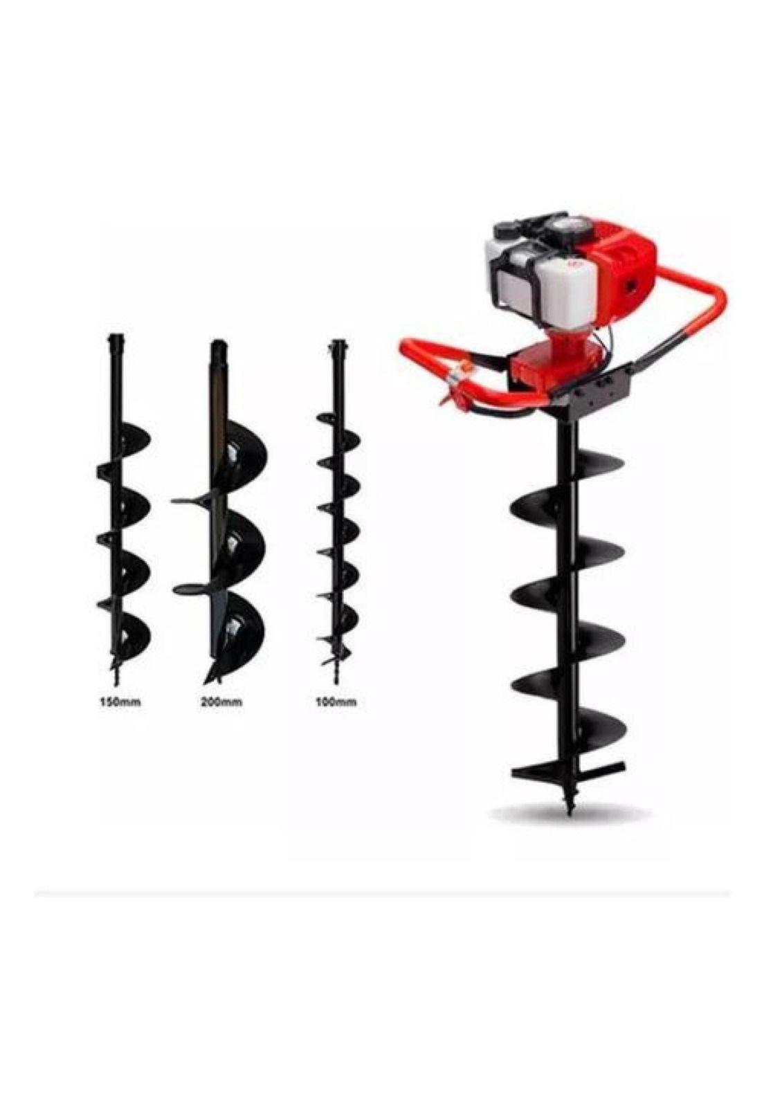 Ahoyador Bencinero 85cc + 3 Brocas  + Extensión Profesional-4