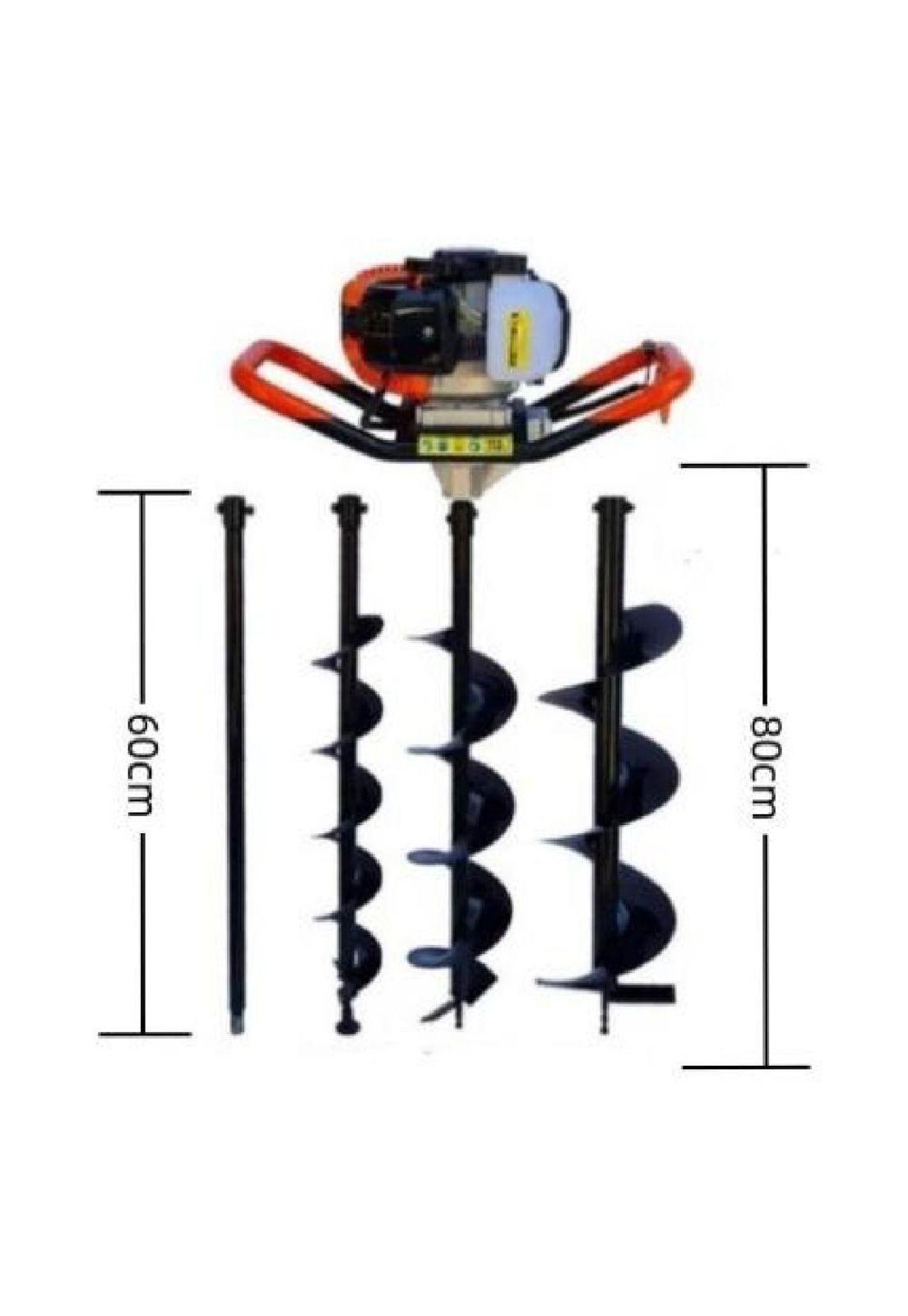 Ahoyador Bencinero 85cc + 3 Brocas  + Extensión Profesional-2