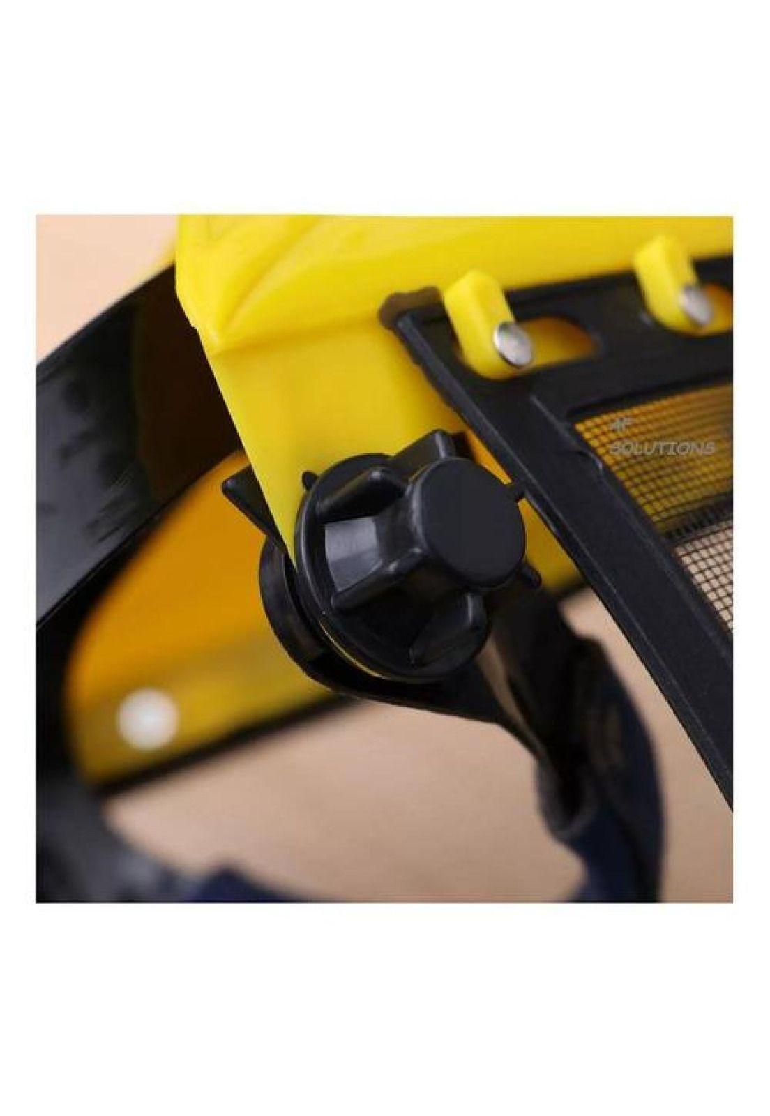 Casquete Con Malla Forestal Protección Facial Desmalezadora-3