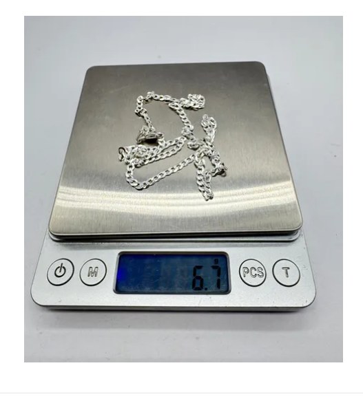 Cadena Hombre Plata Italiana 925 Grumet Corta 50 Cm -3