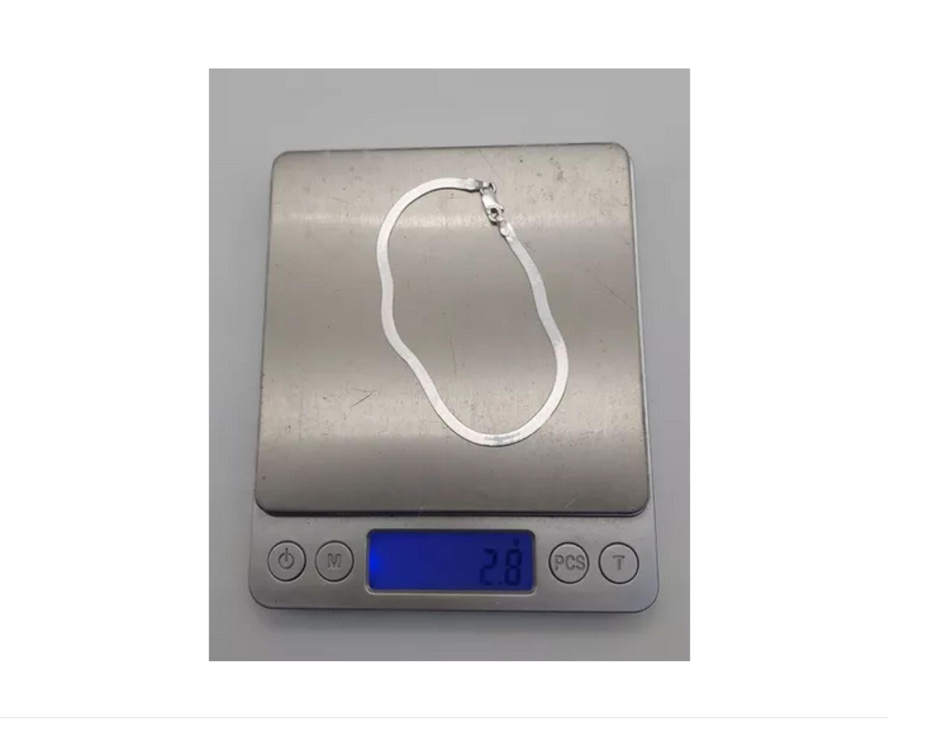 Pulsera Serpiente Plata Fina Italiana 925 - Unisex-4