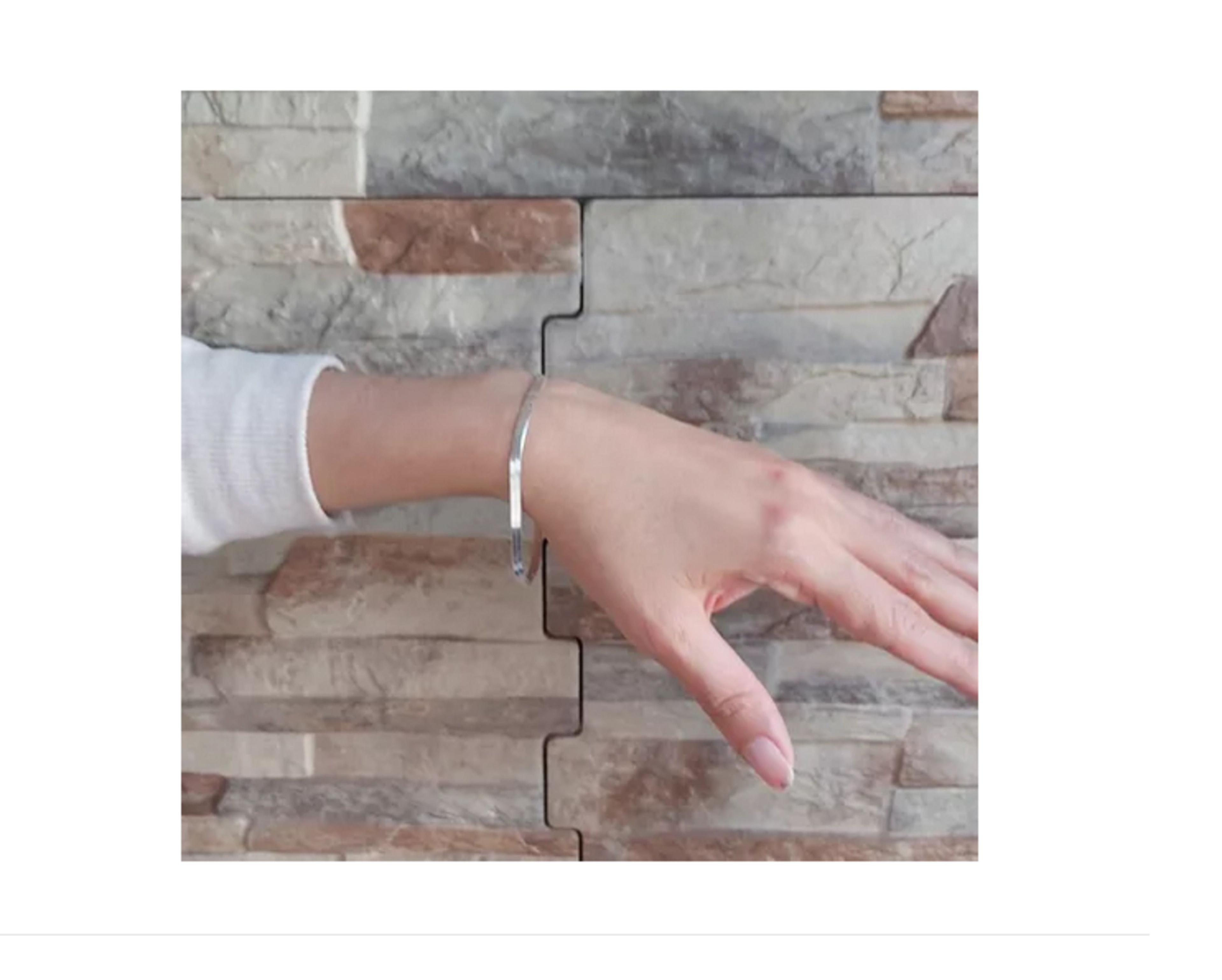 Pulsera Serpiente Plata Fina Italiana 925 - Unisex-1