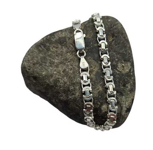 Pulsera Hombre Plata Italiana 925 Exclusiva Venecciana-0