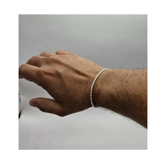 Pulsera Plata Italiana 925 Turbillon Hombre-2