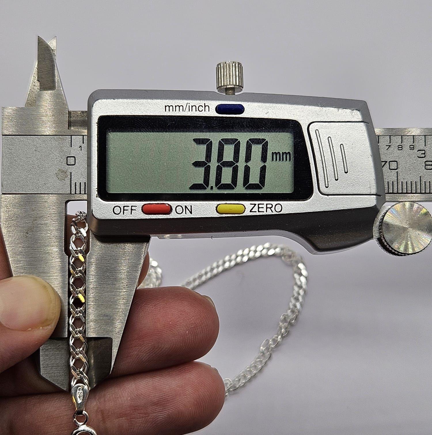 Cadena Doble Grumet Plata Fina Italiana 925 Hombre - Collar-6