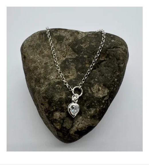 Tobillera Mujer Plata Fina Italiana 925 - Modelo Corazon-4