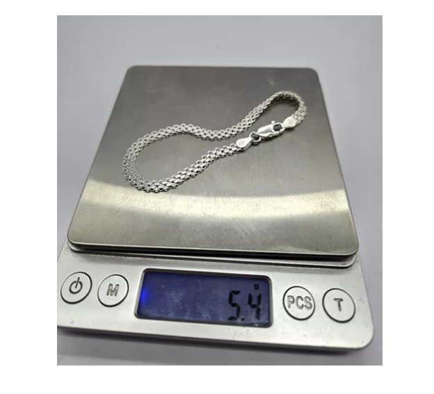 Pulsera Exclusiva Hombre Plata Italiana 925 - Modelo Bismark-4
