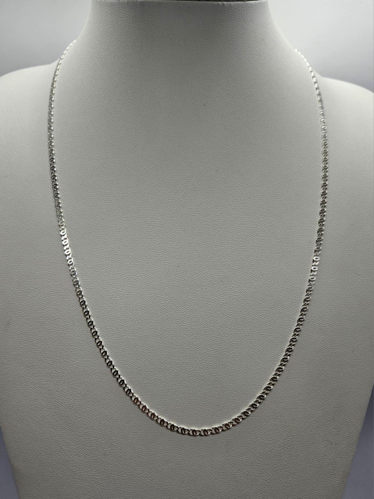 Cadena Ojo De Tigre Plata Fina Italiana 925 - Hombre 60 Cm-7