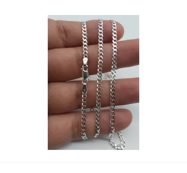 Cadena Hombre Plata 925 Grumet-3