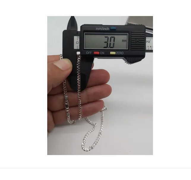 Cadena Hombre Plata 925 Grumet-2